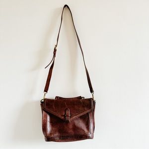 Madewell Brown Leather Satchel Bag